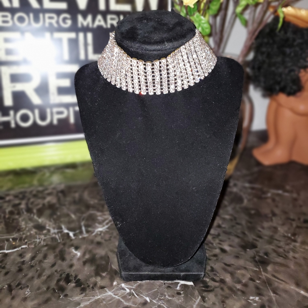 Rhinestone Choker